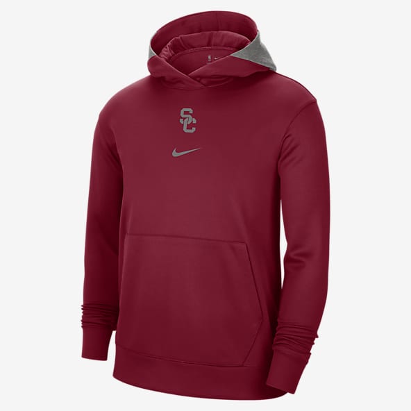 Mens Red Hoodies Pullovers. Nike